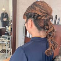 お呼ばれヘアセット