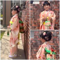 10歳の記念に振袖スタイル♡
