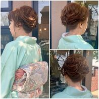 訪問着ヘアセット&着付け