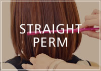 straight perm＜シャンプー、カット、ブロー込み＞